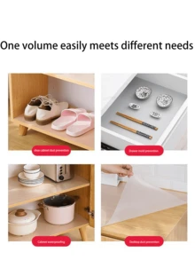 Practical Drawer Moisture-Proof Pad, Multi-Functional Anti-Slip Liner, Rollable And Cuttable. Designed With Exquisite Honeycomb Texture. Features Moisture-Proof, Antibacterial, Anti-Slip, And Wear-Resistant Functions. - Moisture-proof Mat - View 10