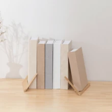 1/2 Peças Conjunto de Caixas de Livros Decorativas - Livros Falsos de Linho Moderno para Decoração de Estante e Mesa de Centro - Caixa de Armazenamento Falsa DIY - Multicolorido - Visão 3