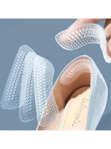 2 Pairs Anti-Slip Silicone High Heel Insoles - Women & Men's High Heel Cushions, Waterproof, Increase Shoe Comfort - Multiple Styles - View 5