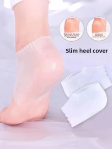 Silicone Heel Sleeve Socks, Ultra-Thin All-Season Heel Protector, Breathable Moisturizing Foot Care Sleeve, Unisex Moisturizing Heel Pad, Prevent Cracking, Comfortable For Wearing Socks And Shoes, Soft And Supportive - Multiple Styles - View 2