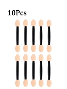 100/50支双头海绵眼影刷，眉妆工具，迷你化妆刷，旅行必备，情人节礼物 - 彩色 - 查看 11