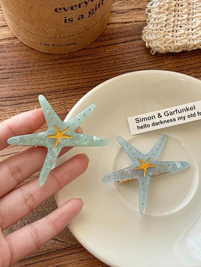 1个韩式心形发夹，刘海夹，可爱多巴胺发饰，优雅发爪发饰