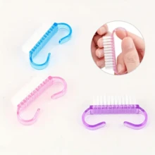 20 件套指甲刷除尘刷半透明除尘刷指甲清洁刷塑料刷套装 - 彩色 - 查看 5