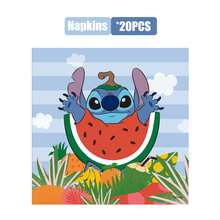 Disney Bộ trang trí tiệc sinh nhật chủ đề bãi biển Stitch, bộ đồ dùng ăn uống bằng giấy dùng một lần, bao gồm đĩa, cốc, khăn ăn, chất liệu (10 đĩa 7 inch, 10 đĩa 9 inch, 10 cốc, 20 khăn ăn), thích hợp cho các bữa tiệc sinh nhật, họp mặt gia đình, dã ngoại ngoài trời, đám cưới, lễ đính hôn và mùa tựu trường. - Nhiều màu - Xem 10