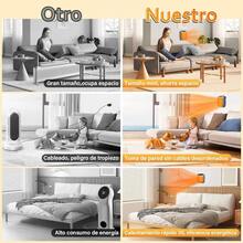 This Portable Electric Heater Features A Plug, Remote Control, Timer, LED Display, Fast Heating, And Adjustable Thermostat. Ideal For Use In RVs, Homes, Offices, And Indoors, It Makes An Excellent Christmas Gift For Parents And Friends. - US A Type Plug(110-127V) - View 4