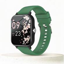 Reloj inteligente unisex con llamadas inalámbricas y alertas de mensajes, podómetro, seguimiento de calorías y distancia, modos deportivos múltiples, control de música, cámara remota, alarma, caja de metal y correa de silicona, batería de 180mAh, carga USB, reloj inteligente multifuncional para teléfonos inteligentes, regalo para vacaciones - Multicolor - Ver 14