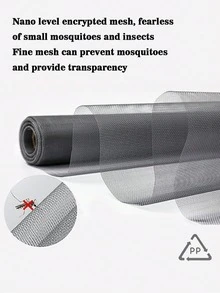 Magnetisk sommarskärmdörr, myggskyddande flugskyddande sidogardin, sovrumsavdelargardin, självhäftande magnetiskt myggnät, enkel installation, avtagbar, grå - Grå vänsteröppning - Visa 3