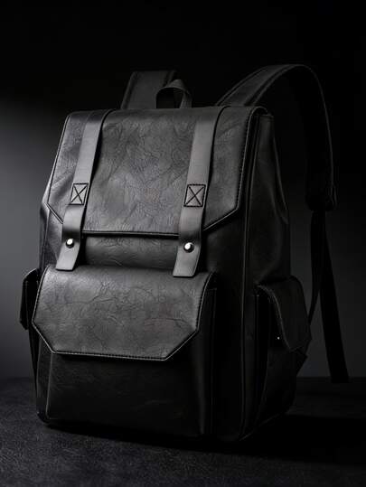  Men's Backpack, Dual-Compartment Business Backpack, Vintage Floral Backpack, Travel Backpack, School Backpack, Laptop Backpack, Water-Resistant, Large Capacity, Portable Backpack, Suitable For Back To School And Travel, PU Waterproof, Streamlined, Fashion Cartoon Print, Camouflage, Casual Business Fitness Outdoor Backpack, Black, Hiking, Multi-Function Outdoor Casual Men's Gift, Dad Gift, Boyfriend Gift, Vacation, Peach Tree