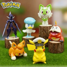 pokemon 6款正版可变形精灵球系列手办玩具，包括队长塞鲁莱奇、弗科科、夸克斯利、帕米等动漫人物桌面摆件模型收藏玩具 - 彩色 - 查看 3