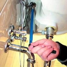 1 Set Blue Tube Wrench, Plumbing Wrench, Faucet Repair Crescent Wrench - Blue - View 2