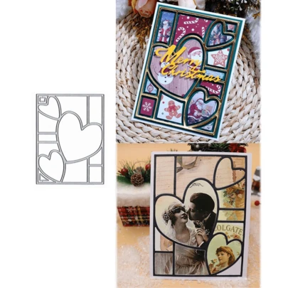 Rectangular Die-Cut Sheets, Photo Frame Die-Cuts, Embossing Tools, And Paper Album Decorations For Card Making