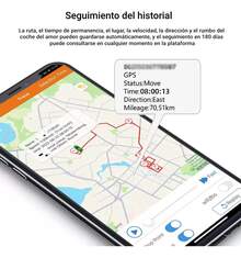 Tracker Localizador Gps Obd2 App Rastreador Vehicular Auto - Negro - Ver 4