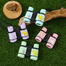 1pc Cartoon Cute Dinosaur Pattern Outdoor Binoculars, High Definition High Magnification Binoculars, Student Outdoor Exploration Binoculars - Multicolor - View 4