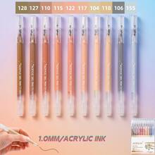 ROSYMENG 100色丙烯凝胶笔,1毫米细尖丙烯墨水笔,不透明档案级亮色马克笔,适用于黑纸绘画、素描、插画、卡片制作,学生用品,返校必备 - 彩色 - 查看 27