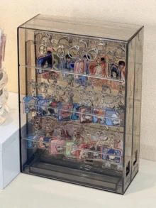 96-Hook High-Capacity Transparent Display Cabinet, Suitable For Keychains, Badges And Brooches - Multicolor - View 5