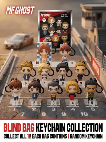 Crunchyroll One Piece Officially Licensed Blind Bag Keychain (1PC)-3D Foam Mystery Box Figure Bag Clip&Charm Zipper Pull Keyring Backpack Accessories Collectible Blind Box Gifts-Kanata Ren Shun Kaito Fujin Kakeru Michael Kouki Sena Nozomi