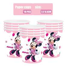 Bộ 50 món / Bộ đồ dùng tiệc hình nhân vật hoạt hình chuột Mickey của Disney, bao gồm 10 đĩa và 10 cốc, phù hợp cho 10 trẻ em, hoàn hảo cho các bữa tiệc sinh nhật, Halloween và các buổi họp mặt gia đình. Rất thích hợp để trang trí sinh nhật và bày trí bàn tiệc lễ hội, mang lại niềm vui cho những nàng công chúa nhỏ của bạn. - Nhiều màu - Xem 7