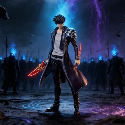 1pc Anime Character Figure, Popular Anime Blonde Secret Agent Figure, Anime Model Desktop Decor Gift, Toy, Statue, Sakamoto's Daily Anime Character Figure, Gift For Boys, Gift For Friends, High-End Collection Display Cabinet Home Decor, Highly Detailed Character Figure, Toy, Christmas Stationery, Christmas Gift, New Year Gift