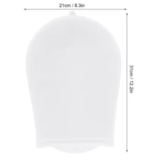 1/2 piezas Bolsa de silicona para amasar masa versátil, mezcladora de harina para pan, pastelería, pizza, herramienta antiadherente para hornear y cocinar - Blanco - Ver 2