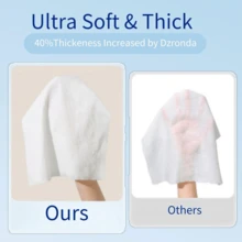 14pcs Portable Disposable Thick Compressed Square Face Towels, Travel Hygiene Cleaning Beauty Towels - A - View 4