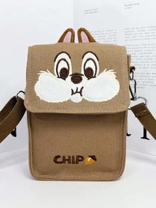 New Cute Cartoon Bear Pattern Shoulder Crossbody Bag - Multifunctional Phone Wallet Small Bag For Girl - Multicolor - View 1