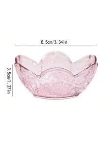 Sakura Sauce Dish Set, Pink Sakura Crystal Plastic Appetizer Plates, Dipping Bowls, Tasting Dishes, Serving Plates, Condiment Dishes, Small Bowls, Ice Cream Snack Soy Sauce Dishes - Multicolor - View 8