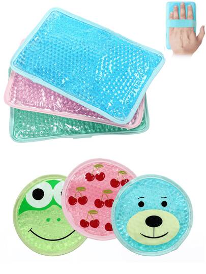 2pcs Gel Beads Ice Packs Ice Bags With Strap-Reusable Hot & Cold Compress Pack For Swelling,Knee, Shoulder, Foot, Back, Ankle, Neck, Hip, Elbow, Wisdom Tooth, Ideal Summer Gift For Family,Cooling Pads For Summer