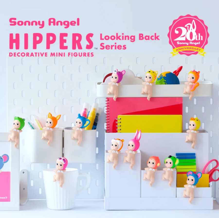 SONNY ANGEL Bộ sưu tập Hippers Looking Back - Hộp bí ẩn mô hình mini, đồ trang trí nhà cửa dễ thương và đáng sưu tầm, quà tặng mùa lễ hội âm nhạc/đám cưới, hàng chính hãng 100% (trọn bộ) - Trọn bộ - Xem 1