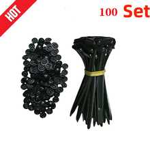 Universal Nylon Cable Tie Buckle Auto Fastener Screw Replacement Clip Car Fender Trunk Engine Guard Panel Wire Management Secure - Automotive Fastener Screw Replacement Clip - View 12