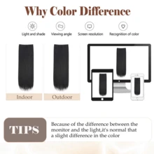 30 Inch (76cm) Longest Length Natural Black 3/4 Full Head Clip-In Seamless Hair Extensions For Women - Black - View 9