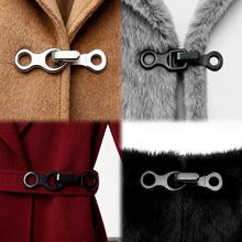 2/4/6/8 Pairs Alloy Invisible Hook And Eye Fasteners, Collar Hooks, Pant Hooks, Leather And Fur Coat Hooks, Anti-Exposure Clasps - Multicolor - View 5