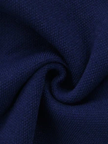 Women's Irregular Metal Button Front Cropped Knit Vest, Slim Fit Sleeveless Crew Neck Textured Rib-Knit Crop Tank Top - Spring Summer Chic Elegant Feminine Casual Wear & Office Lady Workwear (Blue) - 藍色 - 查看 10