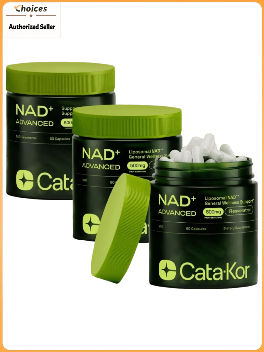 Liposomal NAD Supplement With Vitamin B3 | Capsule Dietary Supplement | 500 Mg | 60 Count (3 Bottles) - 500mg*3 - 查看 1