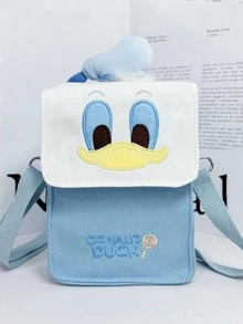 New Cute Cartoon Bear Pattern Shoulder Crossbody Bag - Multifunctional Phone Wallet Small Bag For Girl - Multicolor - View 10