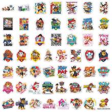 53張貼紙、「」派對贈品，Chase貼紙、貼紙、Skye貼紙、Rocky貼紙、Zuma貼紙、Rubble貼紙、Ryder貼紙，防水貼紙，可用於書籍、日記、手機殼、筆記型電腦、平板電腦、水瓶等，適合節日、生日禮物或獎勵貼紙，禮物裝飾 - 彩色 - 查看 7