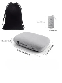 This Portable Slow-Rebound Memory Foam Pillow For Outdoor Camping Is Available In A Variety Of Colors, Is 10 Cm High, And Provides A Quiet And Comfortable Sleep Experience. The Slow-Rebound Material Effectively Supports The Neck And Shoulders. - Camping Pillow - View 12