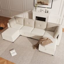 Sofas & Couches - Light Brown - View 4