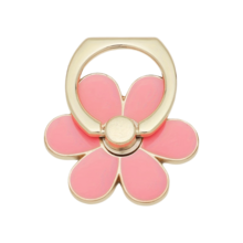 Pink Cute Flower Alloy Metal Petal-Shaped Metal Anti-Drop Phone Ring Holder With Adhesive Backing, Suitable For Phone Cases, Adorable Phone Ring Stand For Girls Spring Gift - Multicolor - View 7