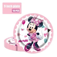 10pcs/9 Inch Stitch & Cartoon Character Party Tableware Set, 10 Plates, Suitable For 10 Children, Perfect For Birthday Parties, Halloween And Family Gatherings, Great As Birthday Gifts - Multicolor - View 13