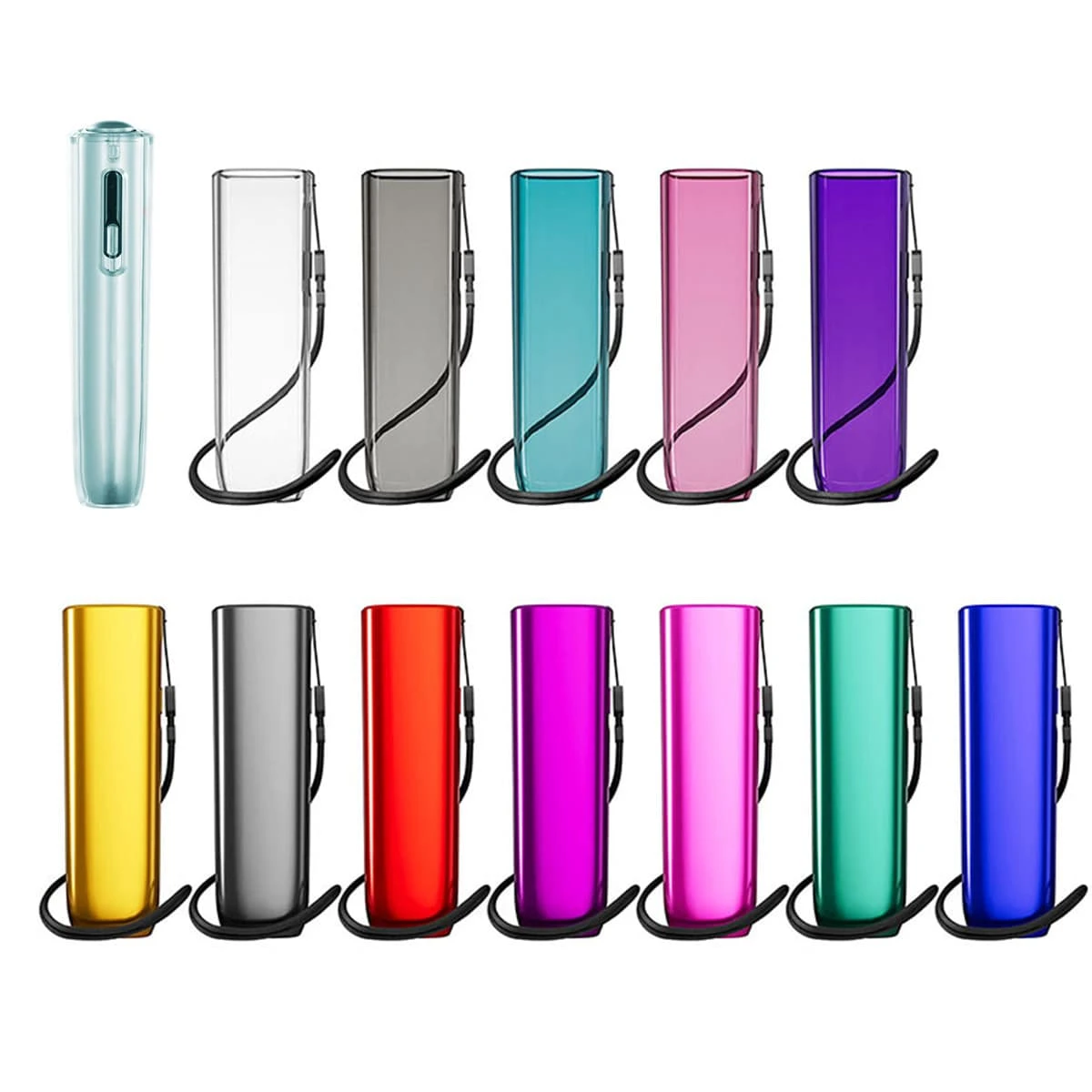 New Colorful PC Protective Case Suitable For IQOS ILUMA I ONE New Version, Comes With Black Lanyard And Retail Packaging Accessories