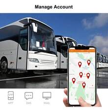 Tracker Localizador Gps Obd2 App Rastreador Vehicular Auto - Negro - Ver 2