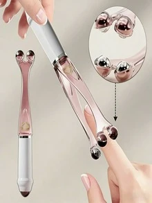 多功能手指按摩滚轮，手掌手指压力缓解工具，适合作为节日、生日、感恩节、开学、返校、旅行、居家、SPA、按摩的礼物 - 彩色 - 查看 1