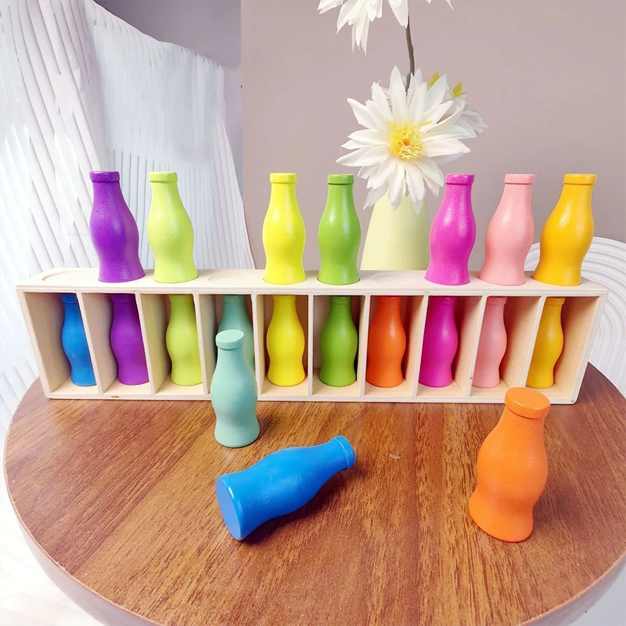 Cross-Border Funny Bottle Color Matching Memory Logic Reasoning Creative Board Game Educational Toy - Multicolor - View 1