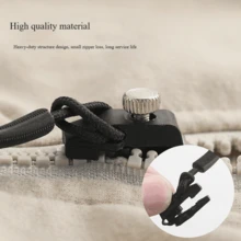 Detachable Zipper Repair Tool, Household Zipper Head Replacement For Jackets, Bags, Shoes Without Tools - Multicolor - View 3