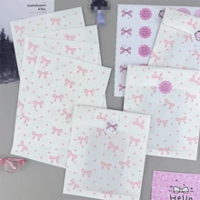 200pcs 4.7x6.7 Inch Gift Packaging Bags, Including Holiday Gift Paper Bags, Luxury Packaging Paper Bags, Accessory Small Gift Paper Bags, Pink Bow & Heart Pattern Paper Bags, Party Gift Packaging Bags, Creative DIY Decor Gift Paper Bags, Suitable For Holiday, Wedding, Birthday Party Gift Bags And Gift Wrapping Paper Bags - Gift Bags - View 5