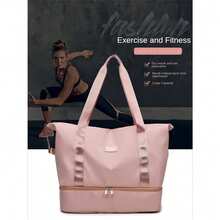 Large Capacity Striped Travel Bag, Women's Luggage Bag, Personalized And Lightweight - Multicolor - View 8