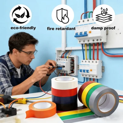 1 Roll Of Colored Wire Tape, Which Has Waterproof, Sun Resistant, And Oil Resistant Properties. It Is Suitable For Most Household, Commercial, And Industrial Environments, With Random Colors