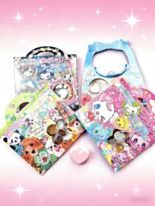 Hình dán 3D dễ thương chất lượng cao, trang trí dập nổi sáng bóng thú vị, hình dán hoạt hình Nhật Bản lập thể vui nhộn, hình dán pha lê, với kết cấu chắc chắn, thiết kế lập thể tinh tế, hình dán trang trí tự dính chống thấm nước, mang lại hiệu ứng xúc giác và không gian trang trí phong phú, thiết kế phối màu, hình dạng bất đối xứng, hình dán trang trí chống thấm nước. - Nhiều màu - Xem 6