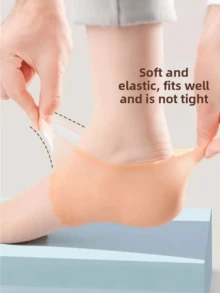 Silicone Heel Sleeve Socks, Ultra-Thin All-Season Heel Protector, Breathable Moisturizing Foot Care Sleeve, Unisex Moisturizing Heel Pad, Prevent Cracking, Comfortable For Wearing Socks And Shoes, Soft And Supportive - Multiple Styles - View 6