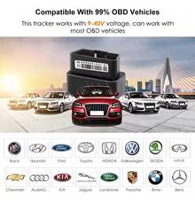 Tracker Localizador Gps Obd2 App Rastreador Vehicular Auto - Negro - Ver 3